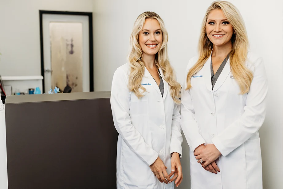 Why Choose Dr. Hancock and Dr. Klimczak for Restylane Treatment (team photo)